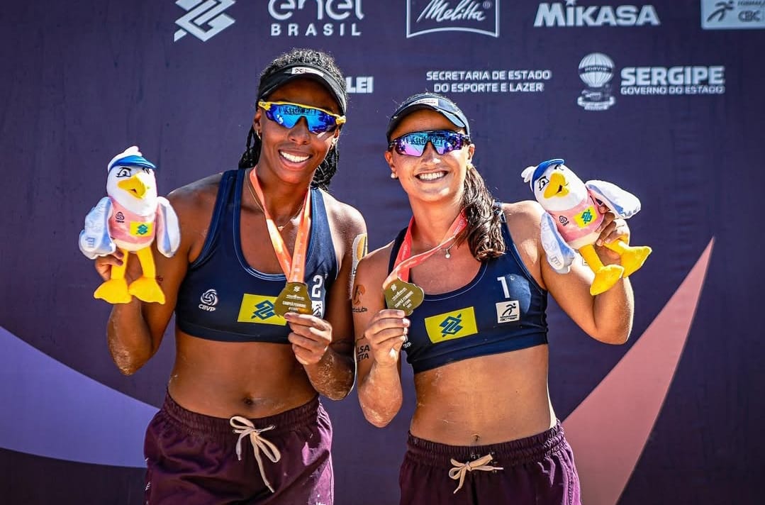 Potiguar Kyce conquista título inédito no Circuito Brasileiro de Vôlei de Praia ao lado de Verena