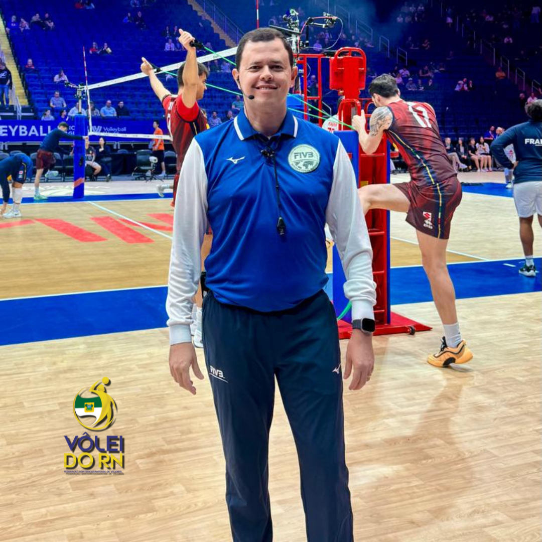Árbitro potiguar na elite do vôlei mundial