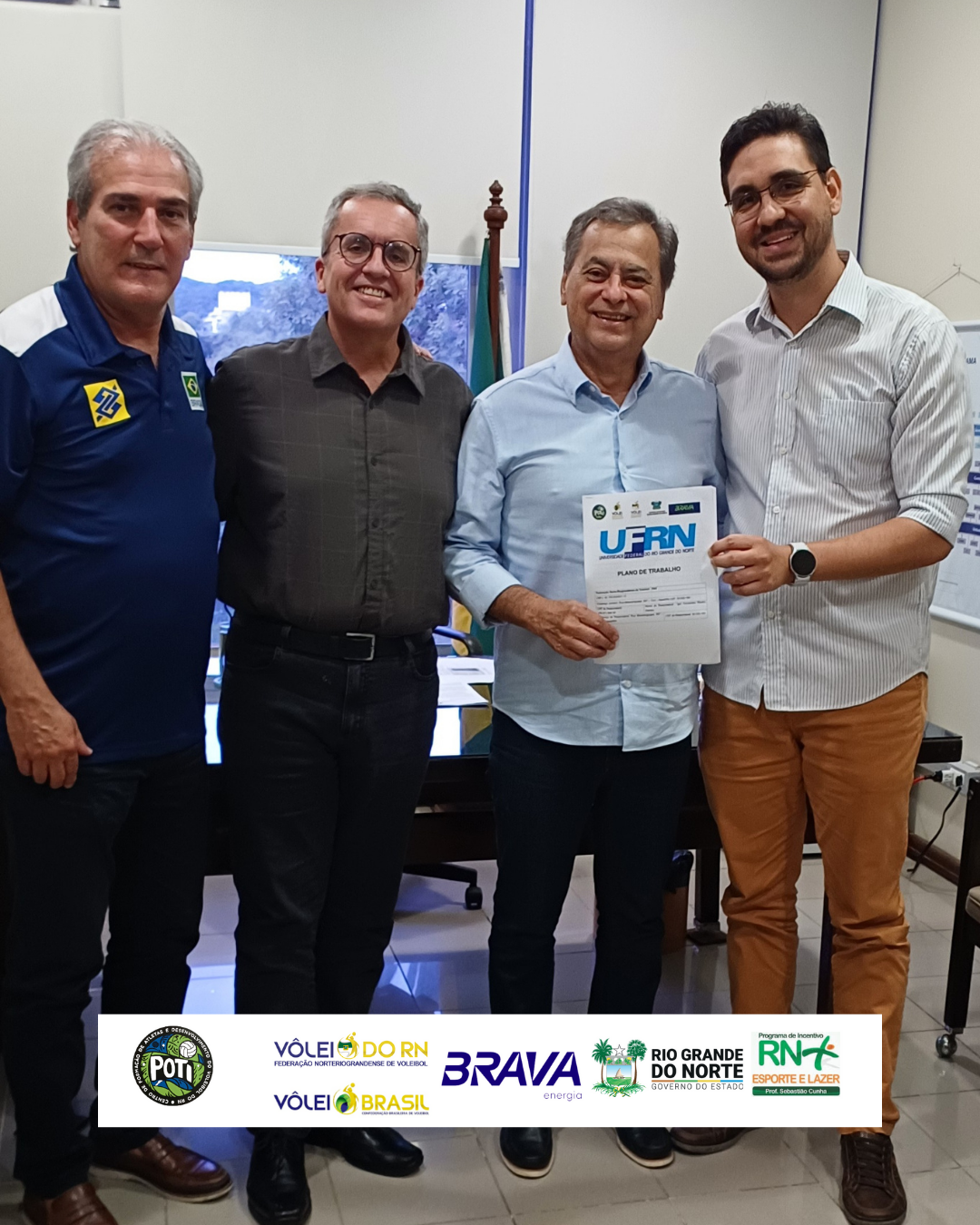 FNV e UFRN firmam parceria para execução do Projeto POTI com apoio de emenda de Mineiro